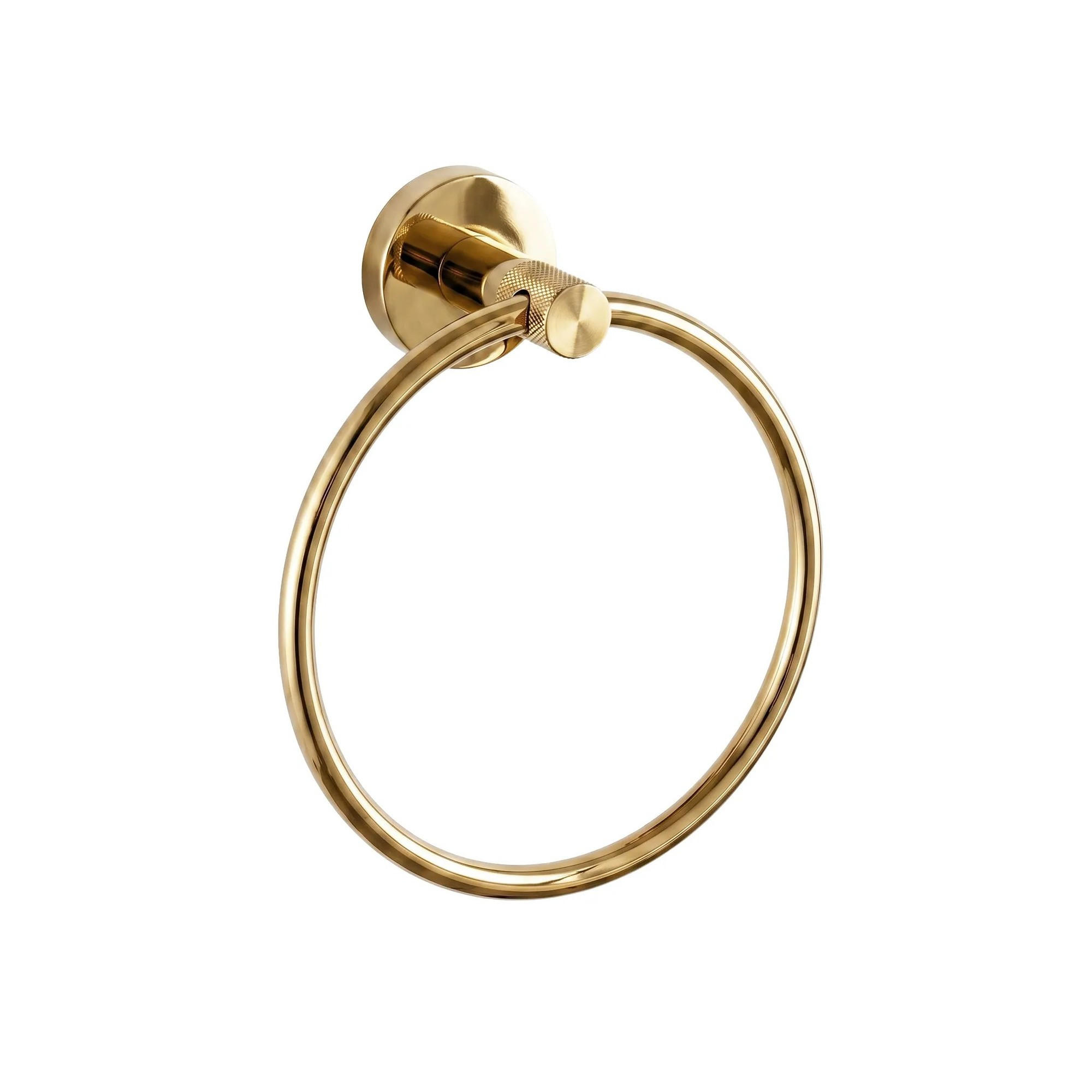 HANDTUCHHALTER Rea Ring 6610 Modern Gold - Goldfarben, Metall (15.5/18/6.5cm) - REA