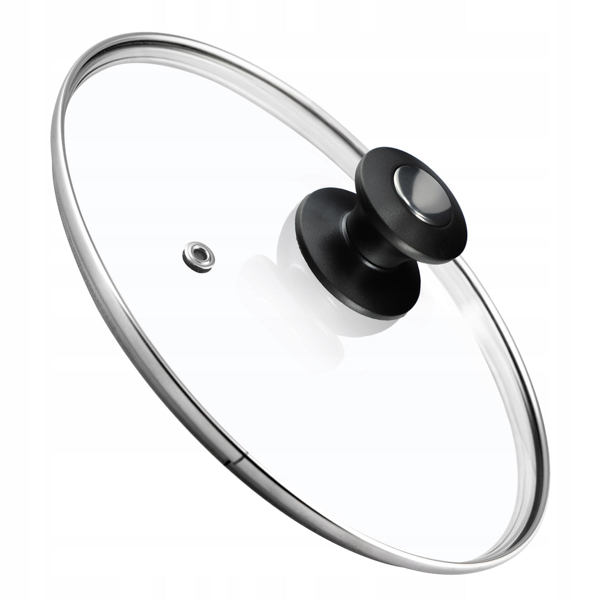 DECKEL mit Griff, 30 cm, 1 Stück - Transparent, Glas/Kunststoff (30cm) - KADAX