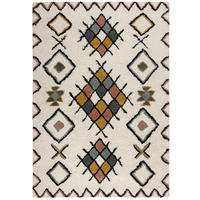 TEPPICH Hochflor Zottelig aus Wolle, Berber Stil, Shaggy Multicolor Rechteckig 120x170 - Multicolor, Textil (120/170cm) - KADIMA DESIGN