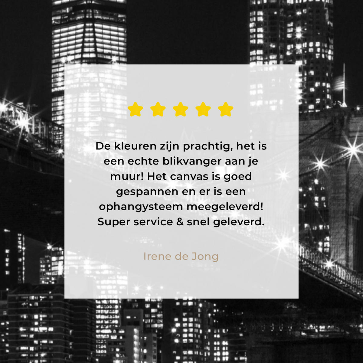 LEINWANDBILD New York - Brooklyn - Brücke 40x60 cm - Schwarz, Textil (40/60cm) - MuchoWow