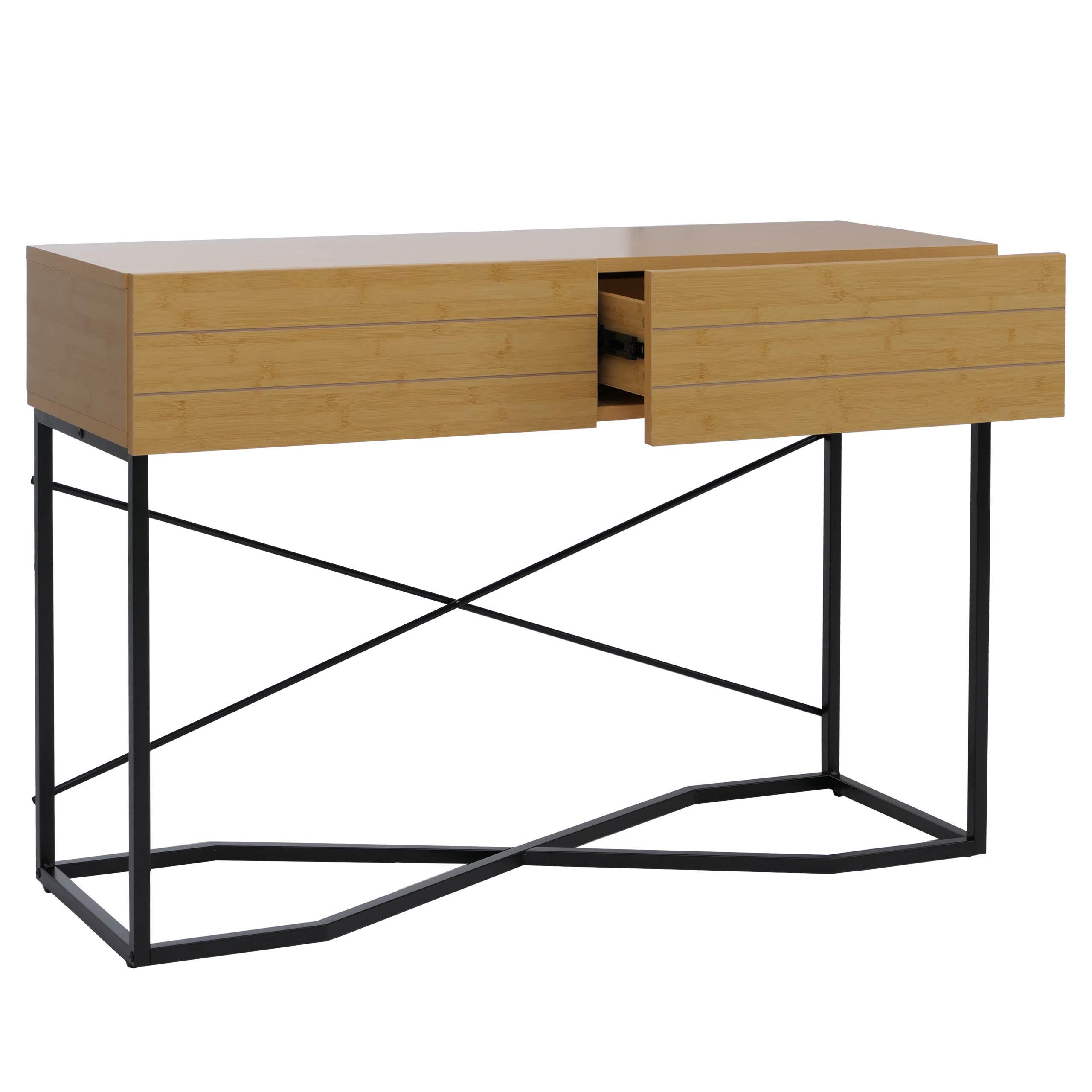 KONSOLENTISCH rechteck Braun - Hellbraun, Holz (40/120/81cm) - MCW