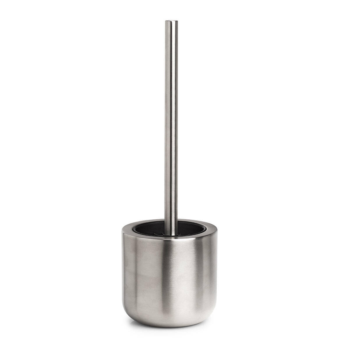 WC-BÜRSTE Edelstahl Ø 11,2 cm - Silberfarben, Metall (11.2/35.9/11.2cm)
