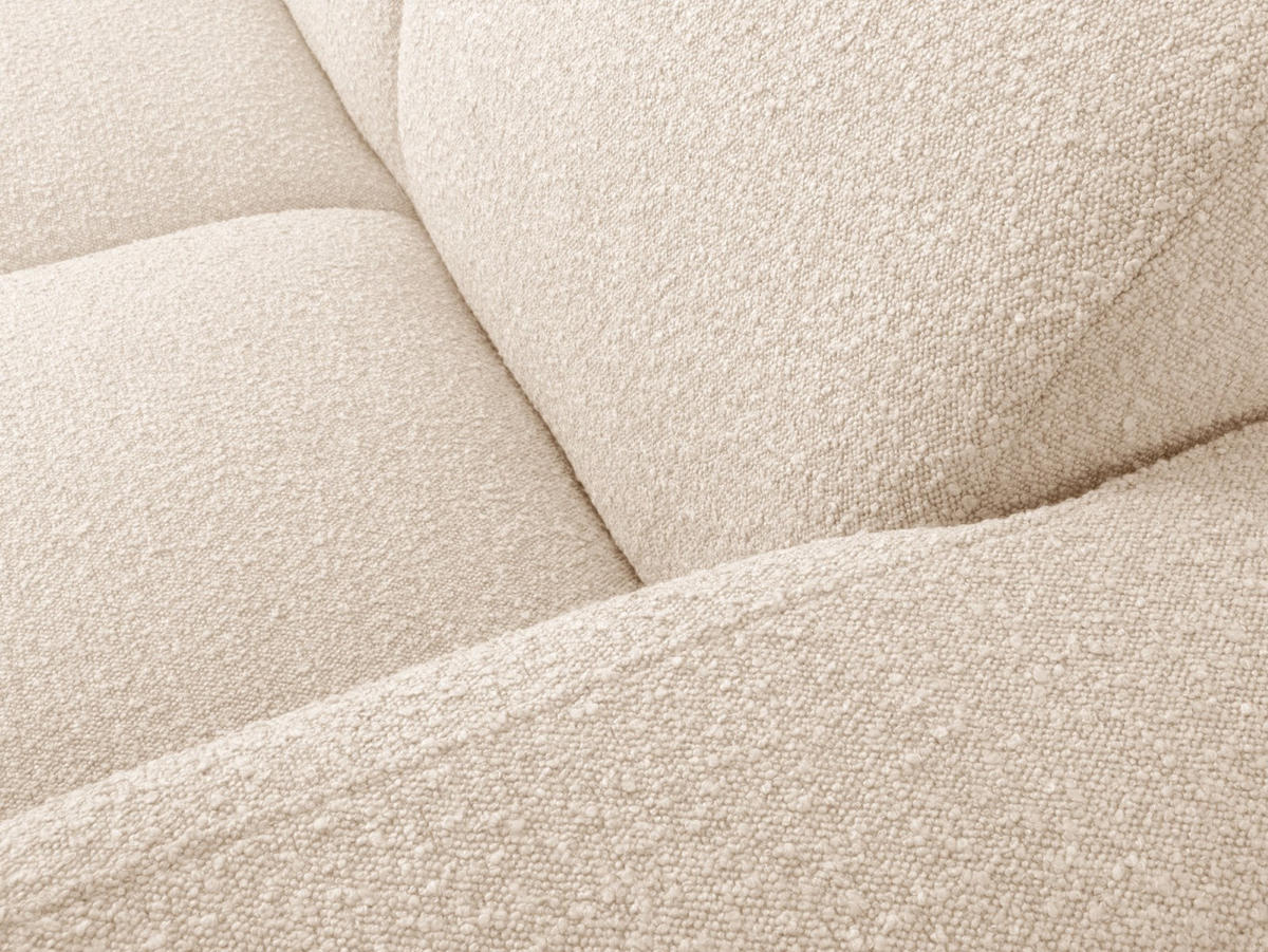 ECKSOFA rechts Molino aus Boucle beige 6 Sitzplätze - Beige, Textil (250/315cm) - Micadoni