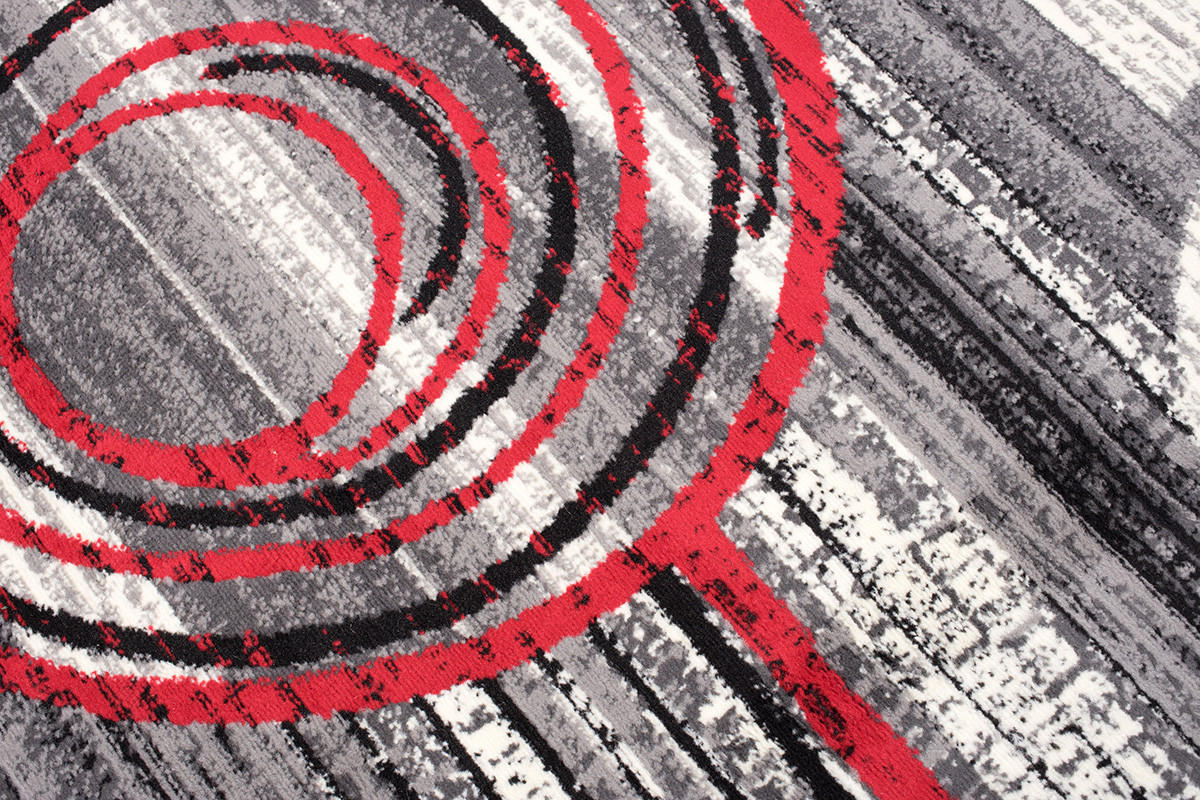 Thumbnail - Tapiso Teppich, Grau, Textil, 160x230 cm, in verschiedenen Größen erhältlich, pflegeleicht, Teppiche & Böden, Teppiche
