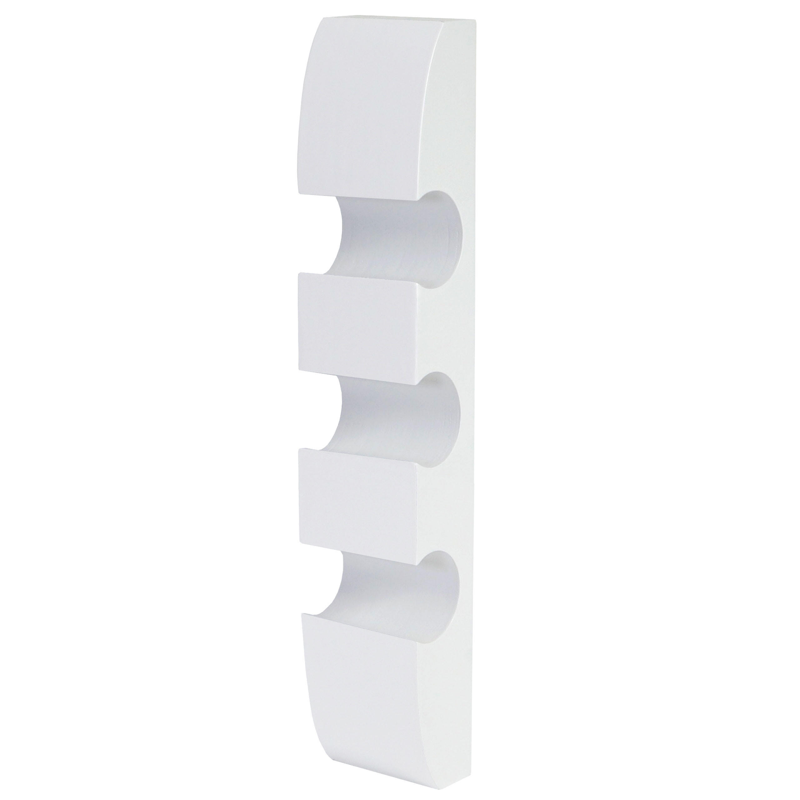 WEINREGAL MILLAU Weiß - Weiß, Holzwerkstoff (13/54/9cm) - MCW