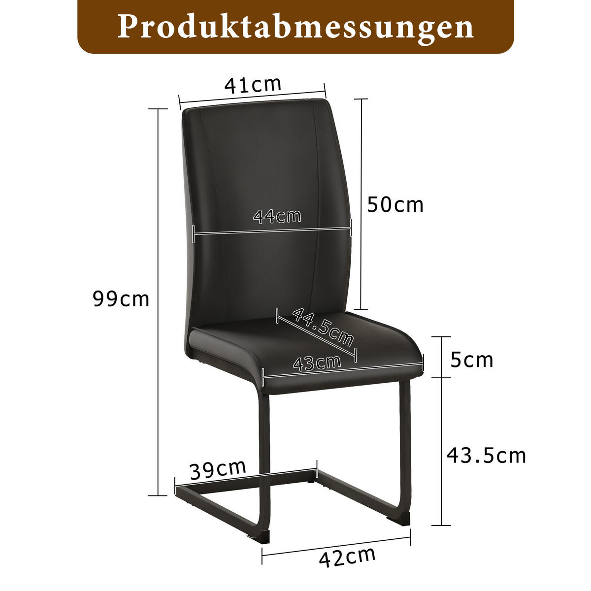 SCHWINGSTUHL DE-36741 2er-Set mit Technologie-Stoff und Metallbeinen Schwarz - Schwarz, Metall (44.5/99/43cm) - ComfortXL