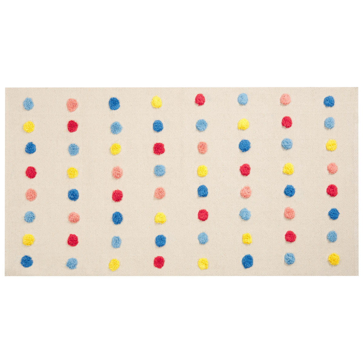 KURZFLOR-KINDERTEPPICH Leles 150/80 cm - Multicolor, Textil (80/150cm) - Beliani