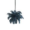HÄNGELAMPE Feder Blau Ø80/80 cm - Blau, Metall (80/80/80cm) - Light & Living