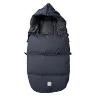 BABYSCHALENFUSSSACK Little Dowwny, anthracite - Grau, Textil (40/7/80cm) - Kaiserbaby