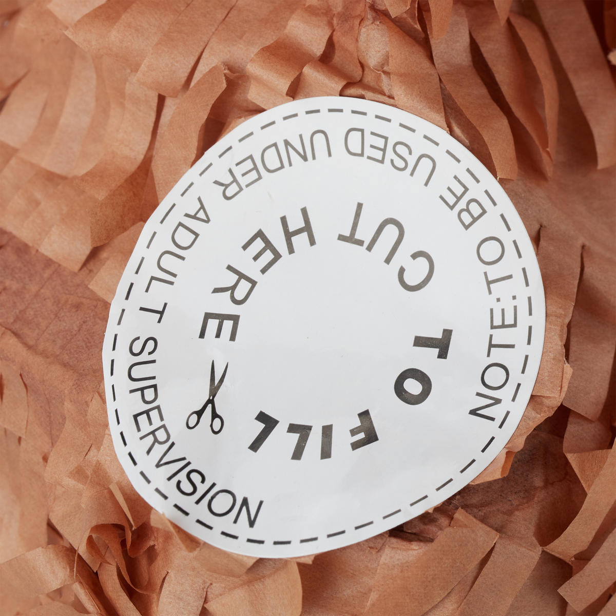 PINATA Affe - Braun, Papier/Wellpappe (20/59/29cm) - Relaxdays