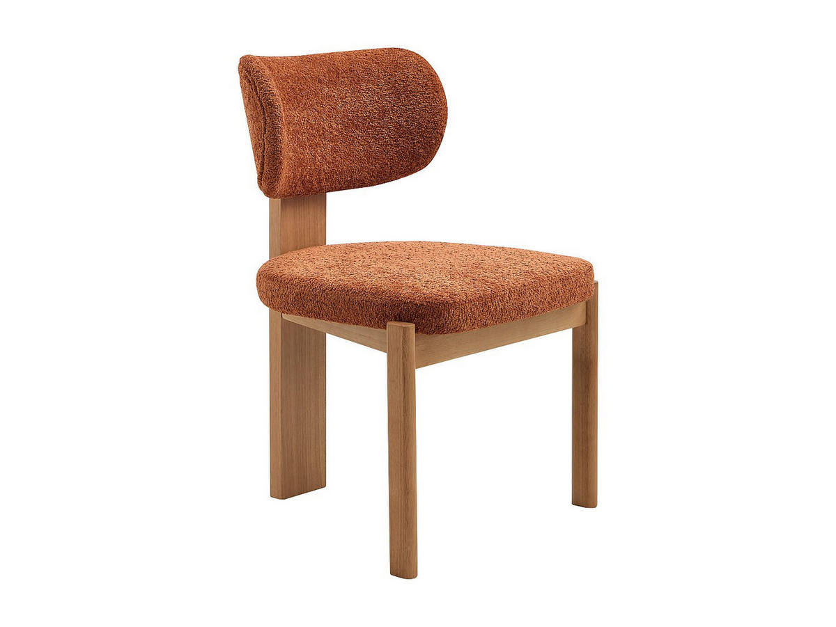STUHL - 56 cm x 60 cm - holz - terracotta Wilana - Terracotta, Holz/Holzwerkstoff (56/85/60cm) - Vente-Unique