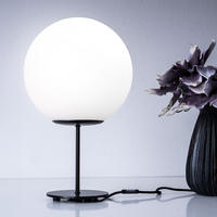 LED TISCHLEUCHTE Metall Schwarz - Schwarz, Glas (25/25/41.5cm)