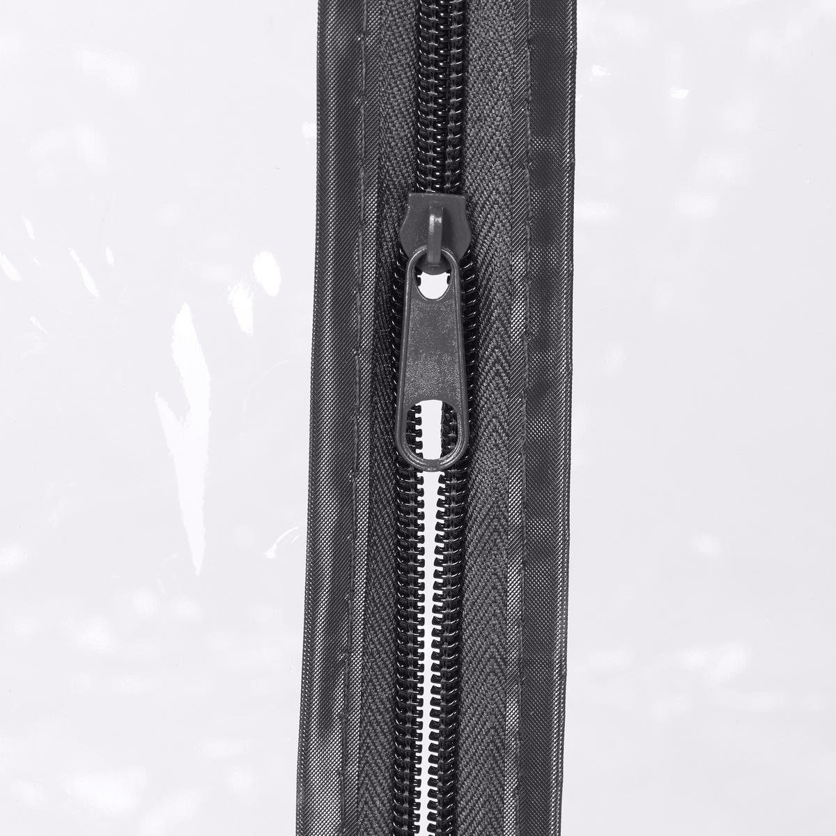 BALKONGEWÄCHSHAUS - Schwarz, Kunststoff/Metall (59/126/37cm) - Relaxdays