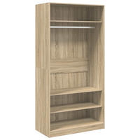 KLEIDERSCHRANK Durham 100/50/200 cm - Braun, Holzwerkstoff (100/200/50cm) - Nettlife