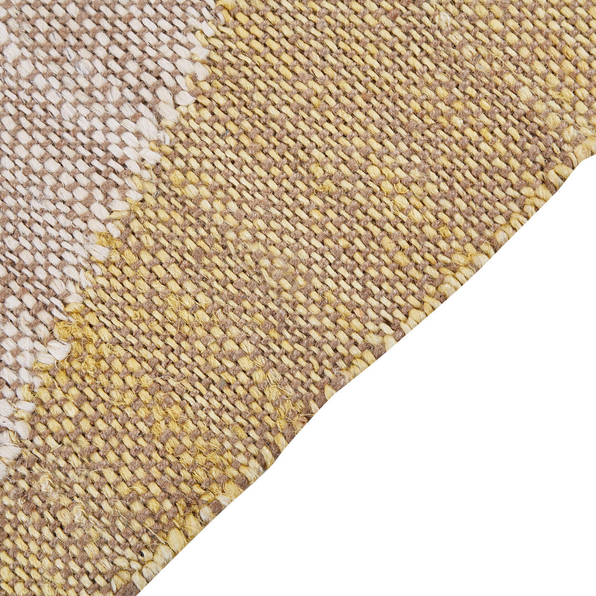 KURZFLOR-TEPPICH Samlar 230/160 cm - Braun, Naturmaterialien (160/230cm) - Beliani