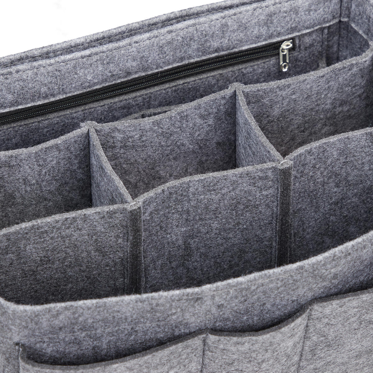 TASCHENORGANIZER - Grau, Textil (27/16/16cm) - Relaxdays