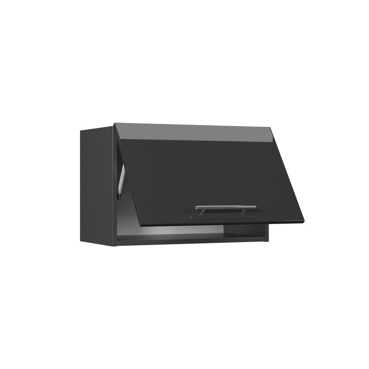 VĚŠÁK NA STĚNU Fame-Line Antracitový vysoký lesk - antracitová/vysoce lesklá černá, kompozitní dřevo (60/40/34.1cm) - Vicco