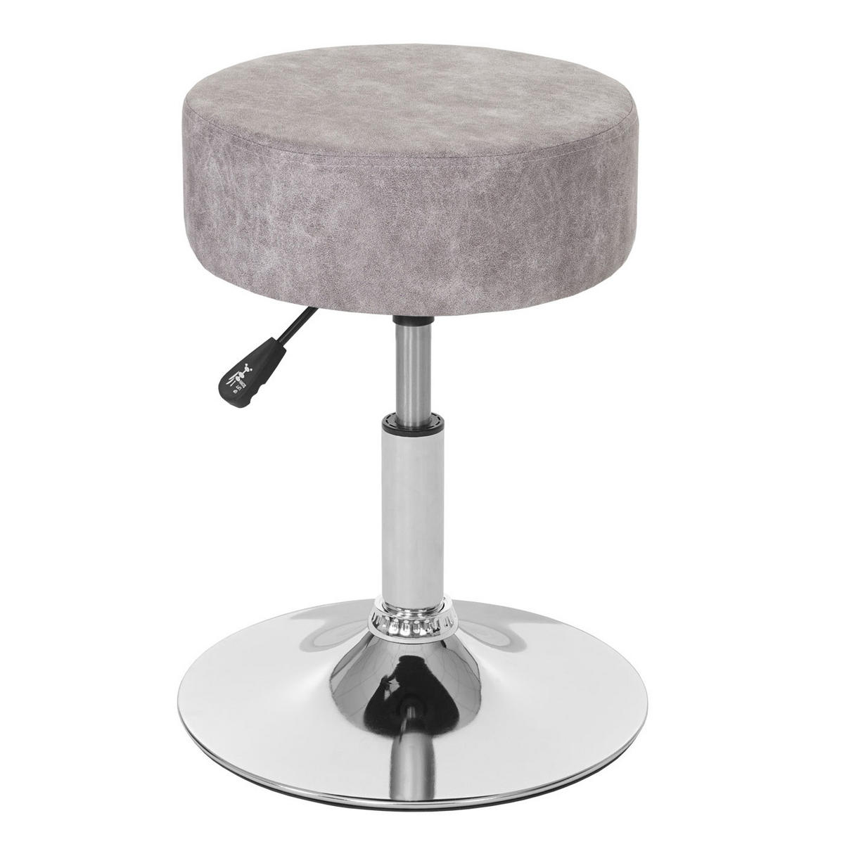 HOCKER Hellgrau - Hellgrau, Textil (35/55/35cm) - MCW