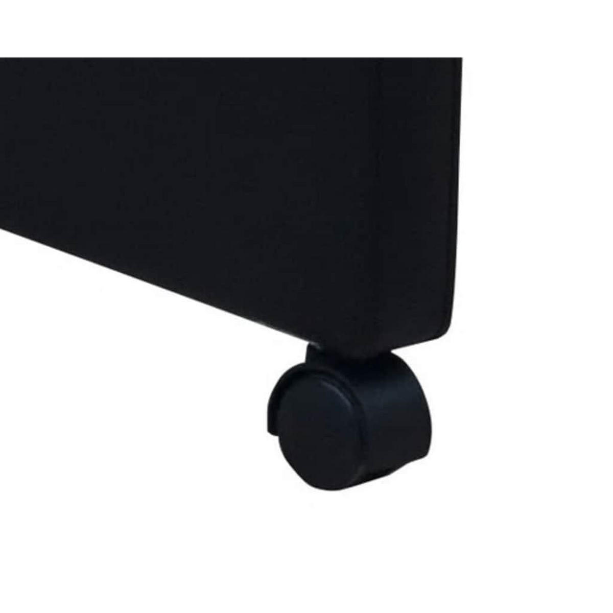 ESSZIMMERSTÜHLE 2 Stk. Schwarz Kunstleder 58.5*65*88cm - Schwarz, Leder (58.5/88/65cm) - ZMH