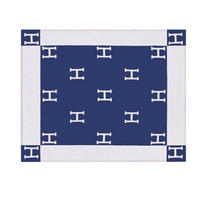 WOHNDECKE Double 175/140 cm - Dunkelblau, Textil (140/175cm)