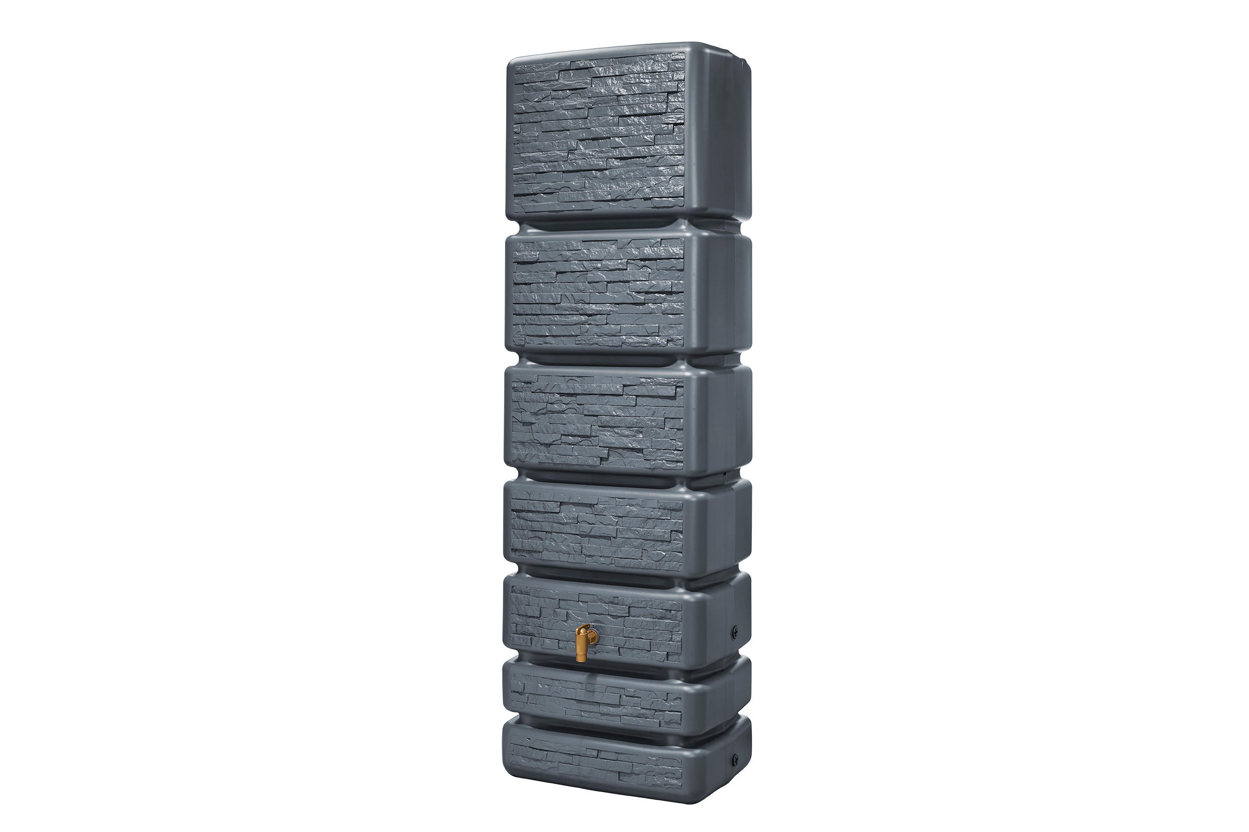 WANDTANK 350 L, graphite grey - Grau, Kunststoff (60/184/39cm) - 4rain