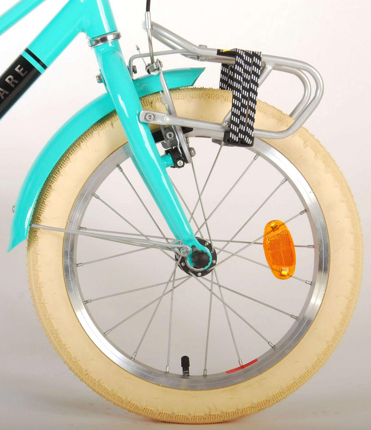 KINDERFAHRRAD Melody - Mädchen - 16 Zoll - Rücktritt + Handbremse - Türkis - Blau, Metall (46cm) - TPFSports