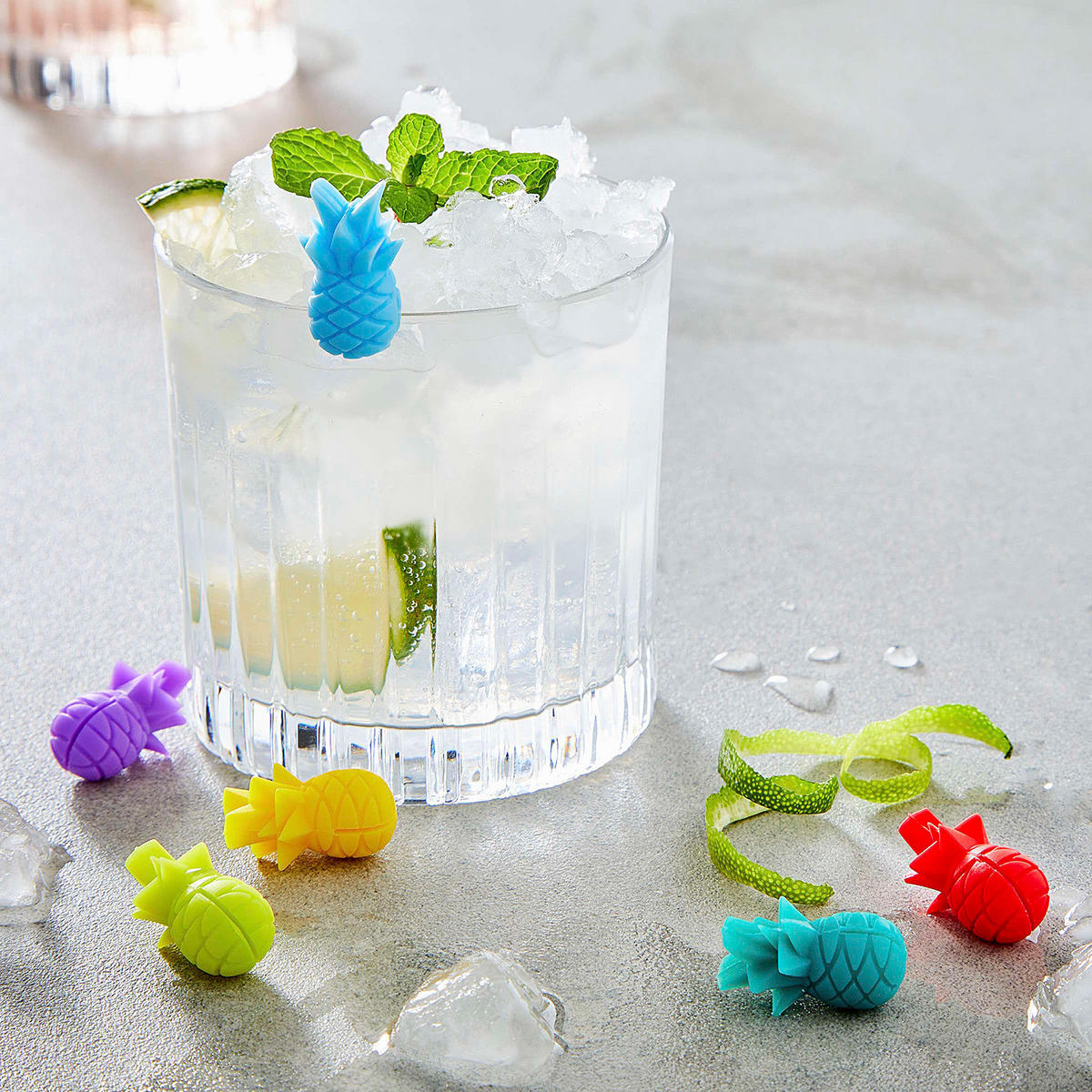 GLASMARKER (6er Set) My Drink - Multicolor, Kunststoff (13/2/10cm) - Butlers