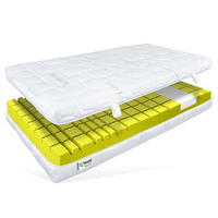 KALTSCHAUMMATRATZE TerraMed Visco 90 x 200 cm 22 cm Höhe H2 9 Zonen - Weiß, Textil (90/200cm) - Matratzen Perfekt