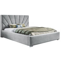 BETT Grau BEN 9 200x200 cm Mit Bettkasten Mit Metallgestell - Schwarz/Grau, Textil (200/200cm) - Sepro Meble