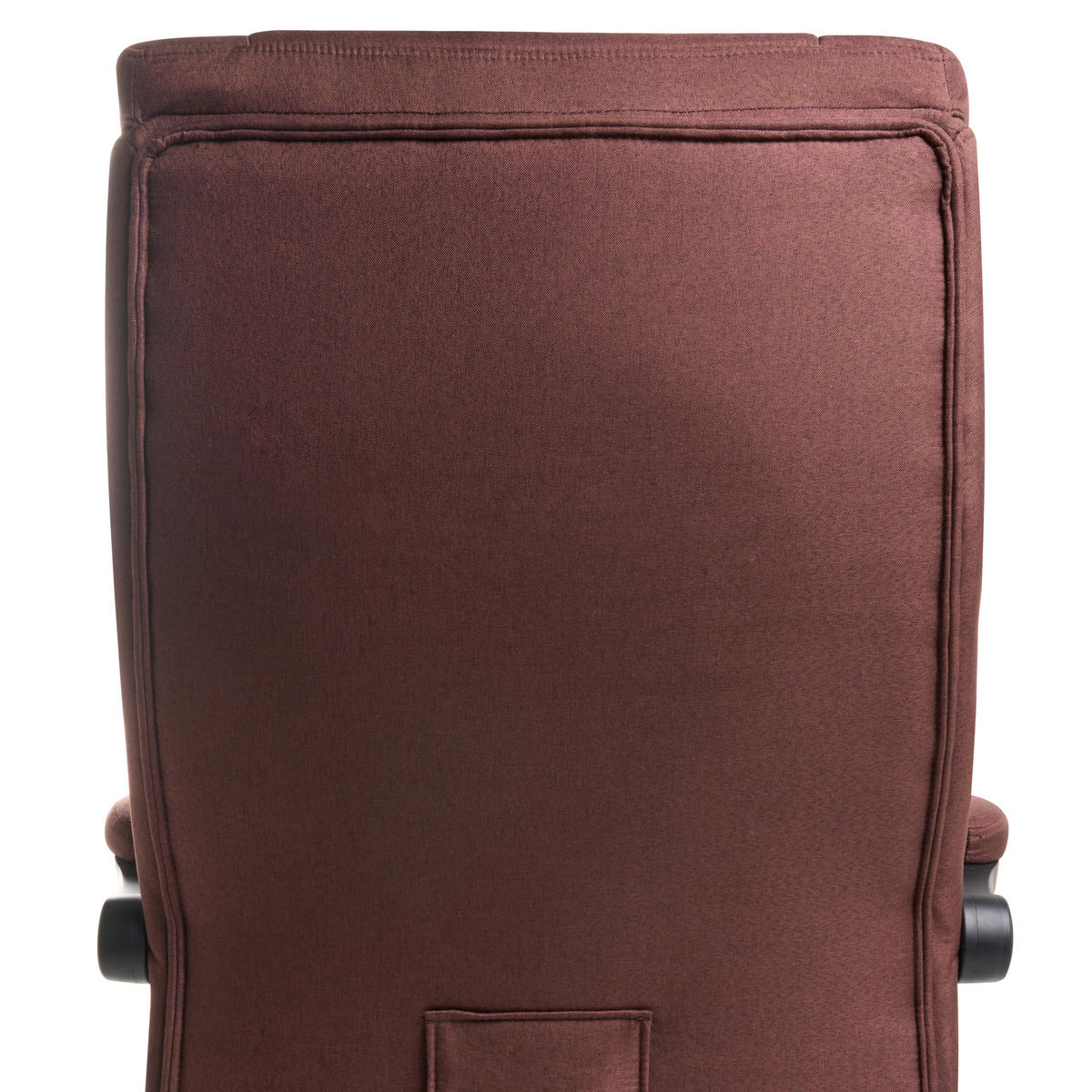 CHEFSESSEL Leinen Braun Magnus - Braun, Textil (70/116/70cm) - Beliani