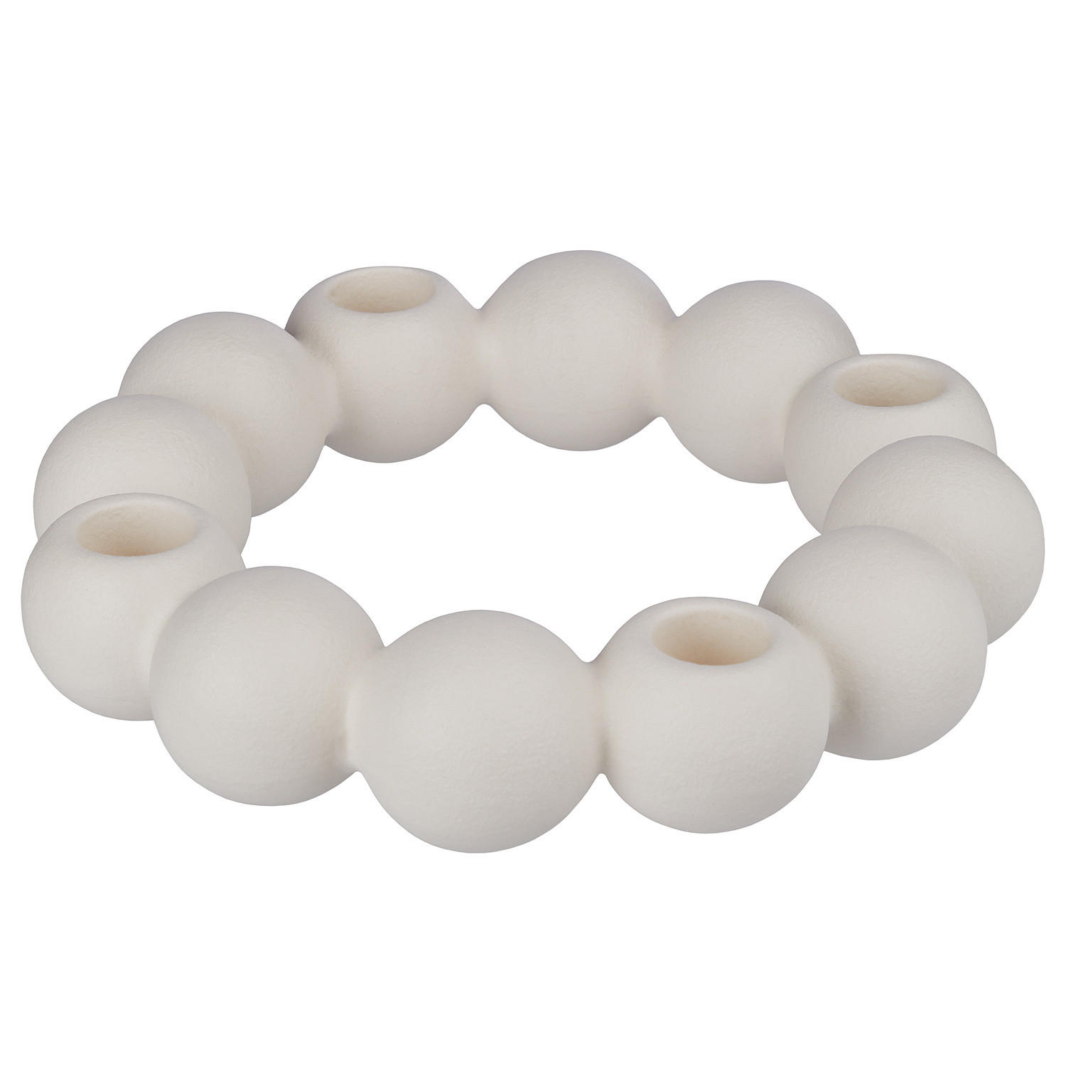 Butlers Kerzenhalter Creme 21x5x21 cm