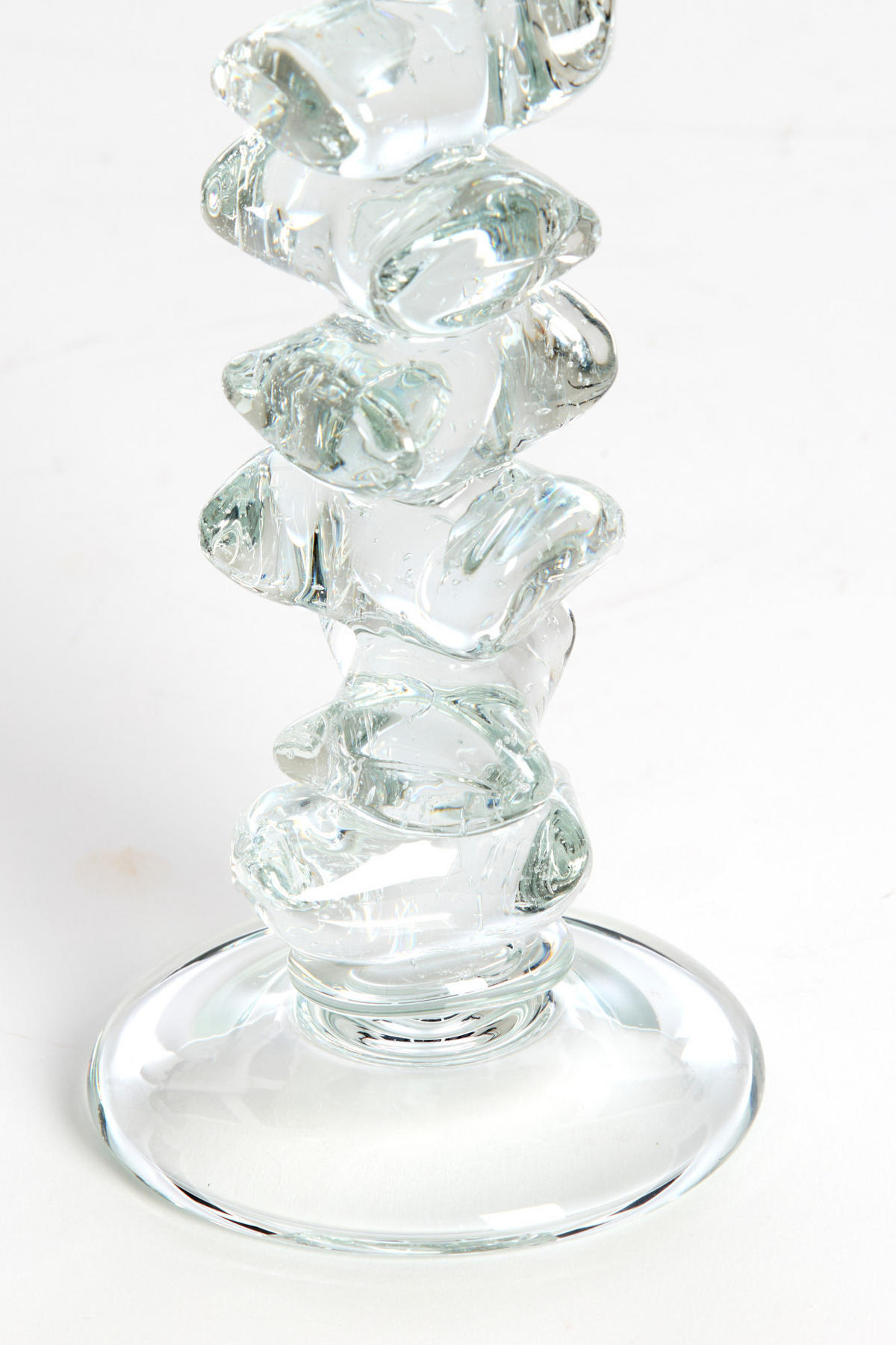 KERZENHALTER Estiva Hell Ø11/24,5 cm - Transparent, Glas (11/24.5/11cm) - Light & Living