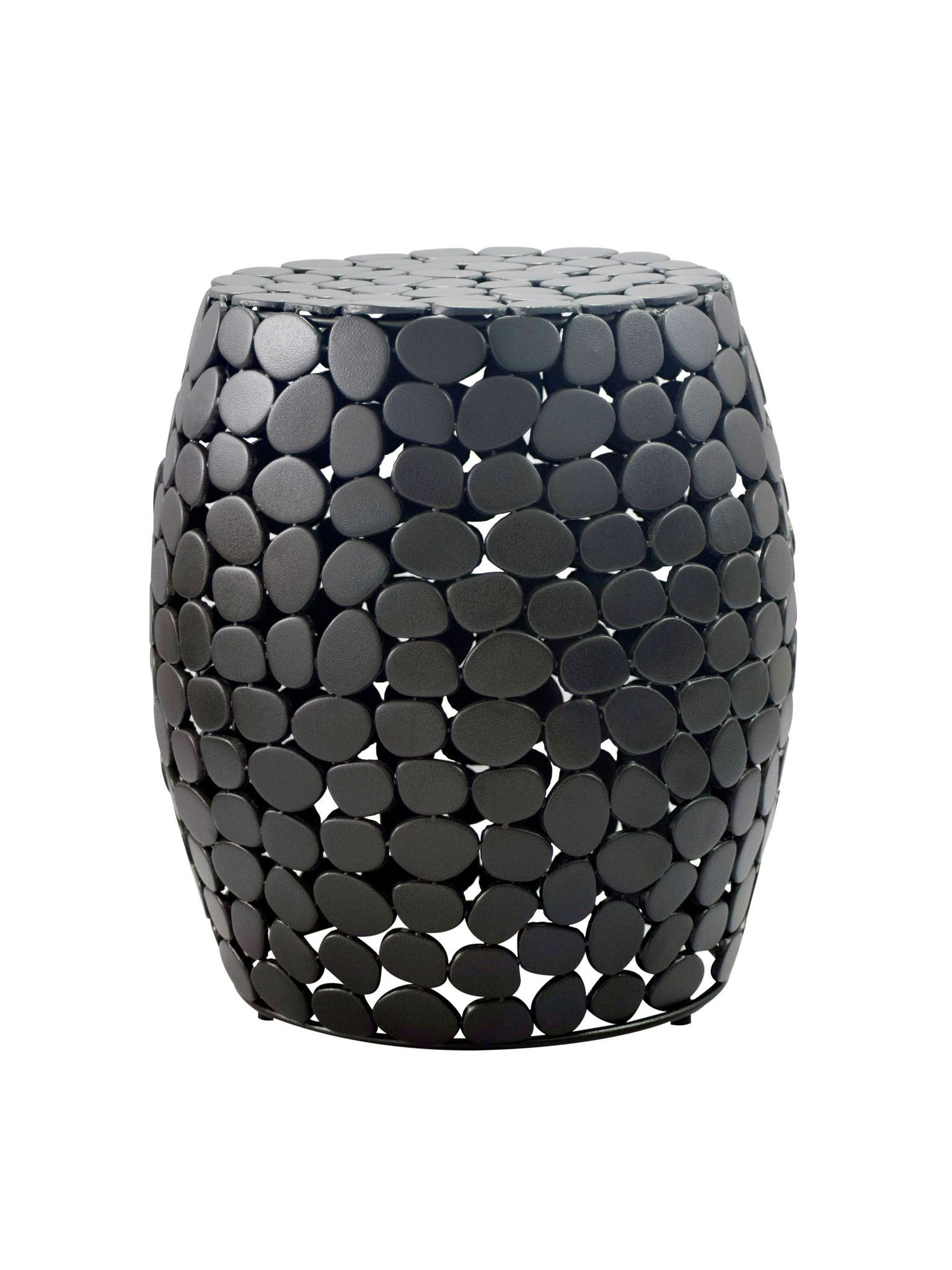 Kadima Design Beistelltisch Schwarz 40x46x40 cm