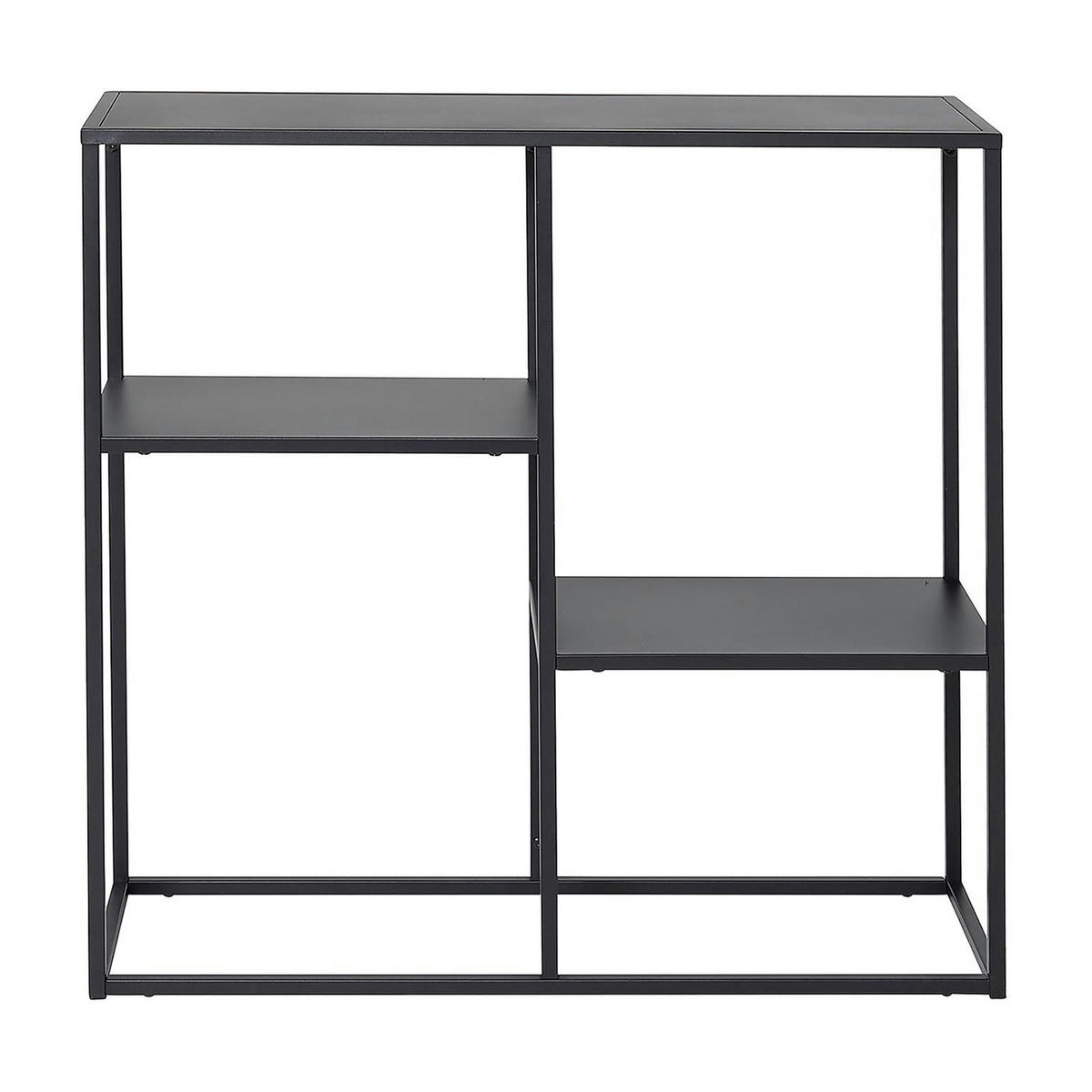KONSOLENTISCH Strömstad - Schwarz, Metall (26/80/80cm) - [en.casa]