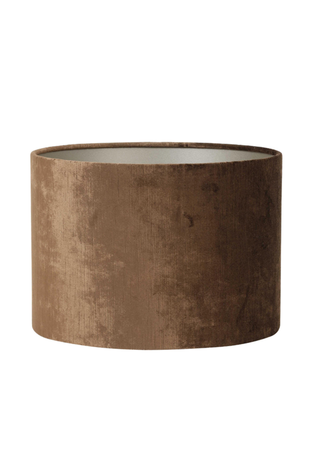 LAMPENSCHIRM Edelstein Braun Ø35/30 cm - Braun, Textil (35/35/30cm) - Light & Living