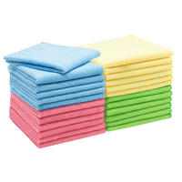 REINIGUNGSTÜCHER, 24er-Set, 32x32 cm, 80% Polyester, 20% Polyamid, farblich sortiert - Hellblau, Textil (32/32cm) - Zollner