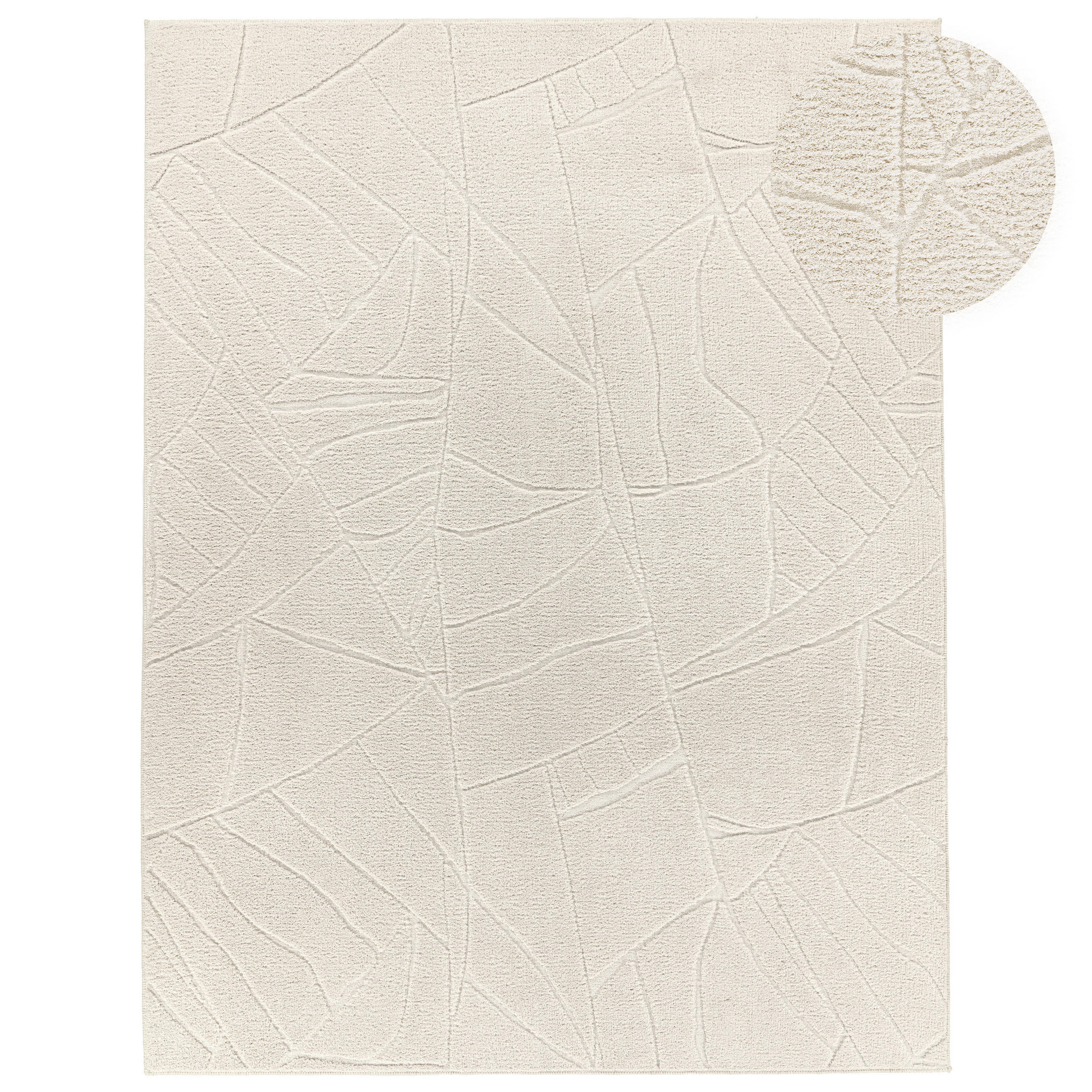 HOCHFLORTEPPICH 80/150 cm Tokio 474 - Creme, Textil (80/150cm) - Paco Home
