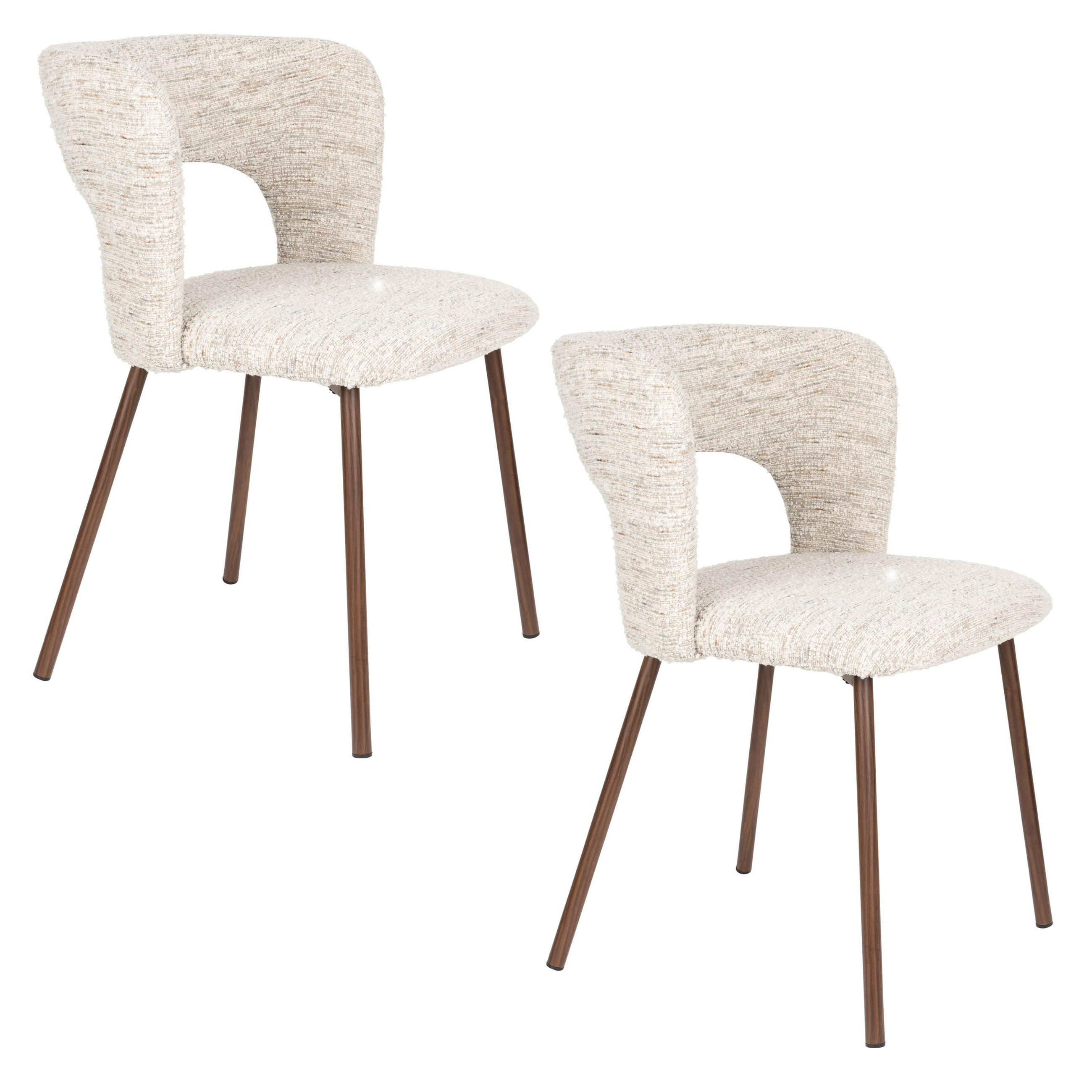 ESSZIMMERSTÜHLE Chelsea Beige - 2 er Set - Beige, Kunststoff (52.5/78.5/54.5cm) - Housecraft Living
