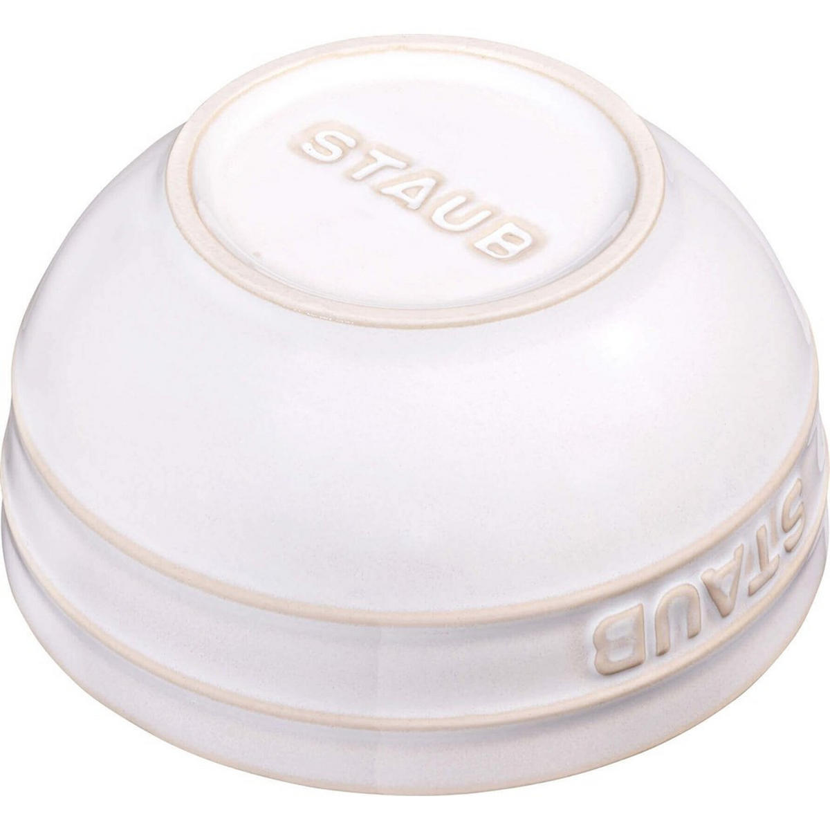 SCHÜSSEL Creme 12/12/6.1 cm 405081530 - Creme, Keramik (12cm) - Staub