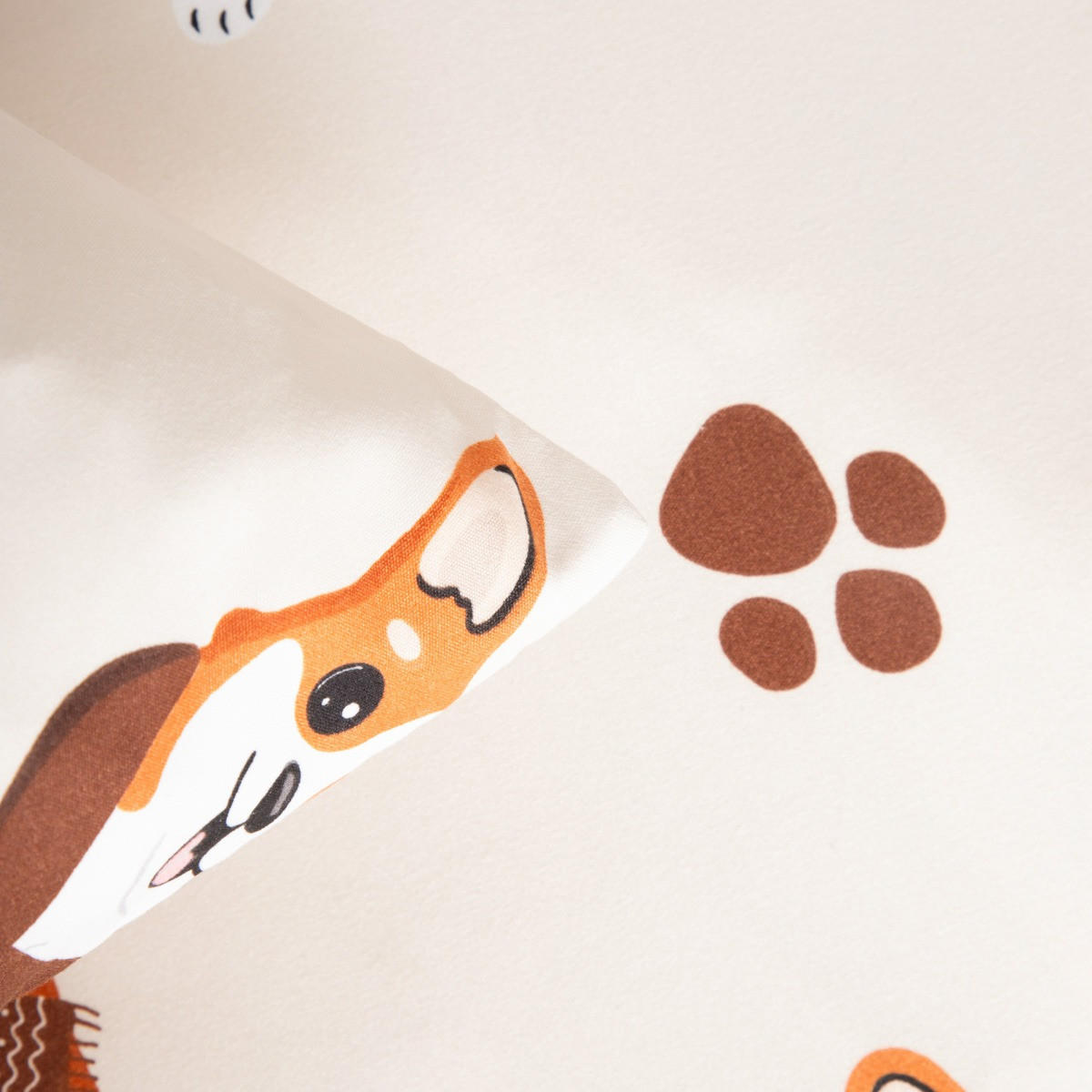 BETTWÄSCHE Corgi Mikrofaser 160/200 cm - Multicolor, Textil (160/200cm) - Homla