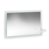 BADEZIMMERSPIEGEL Weiß 60 x 40 cm - Weiß, Glas (60/40/2.8cm) - Vicco
