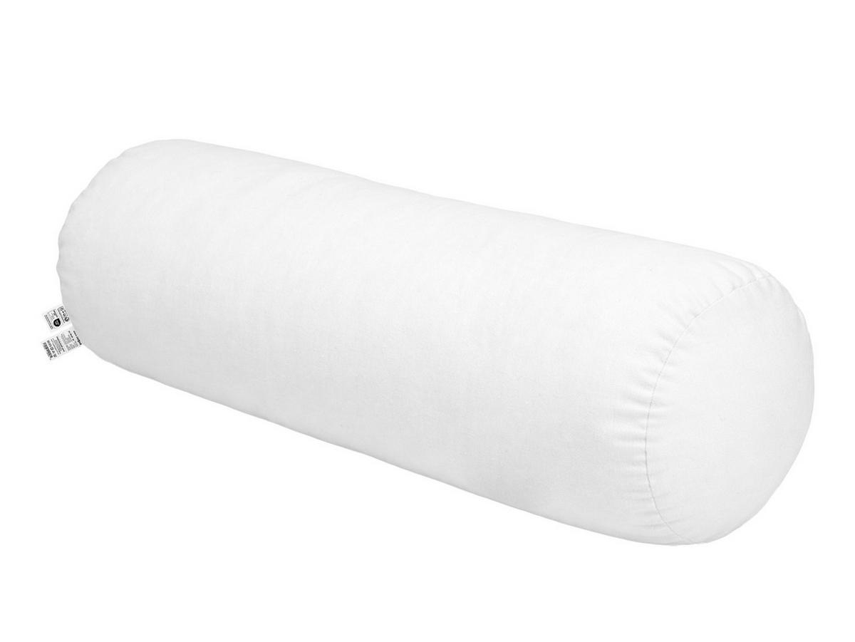 XL-NACKENROLLE PublikFree Faserbällchen 25/70 cm - Weiß, Naturmaterialien/Kunststoff (25/70cm) - beties Heimtextil