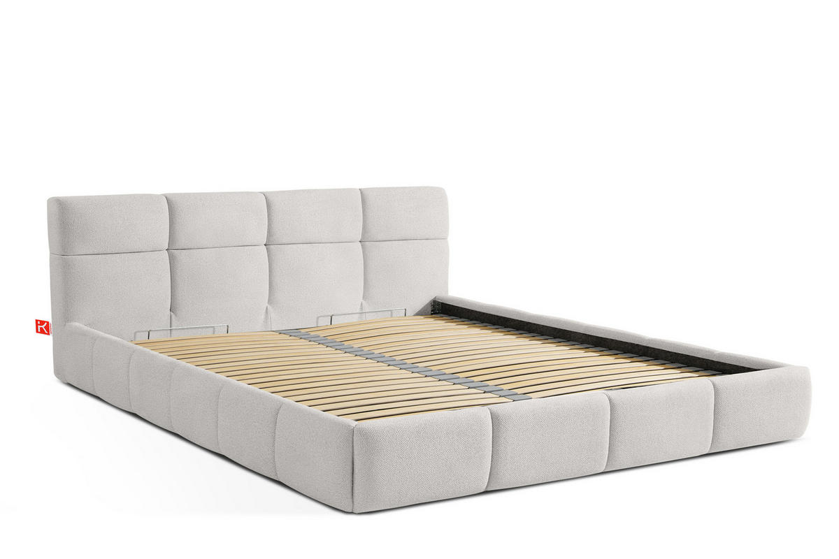 POLSTERBETT ALTOS, weiß - Weiß, Holz/Holzwerkstoff (180/200cm) - KONSIMO®