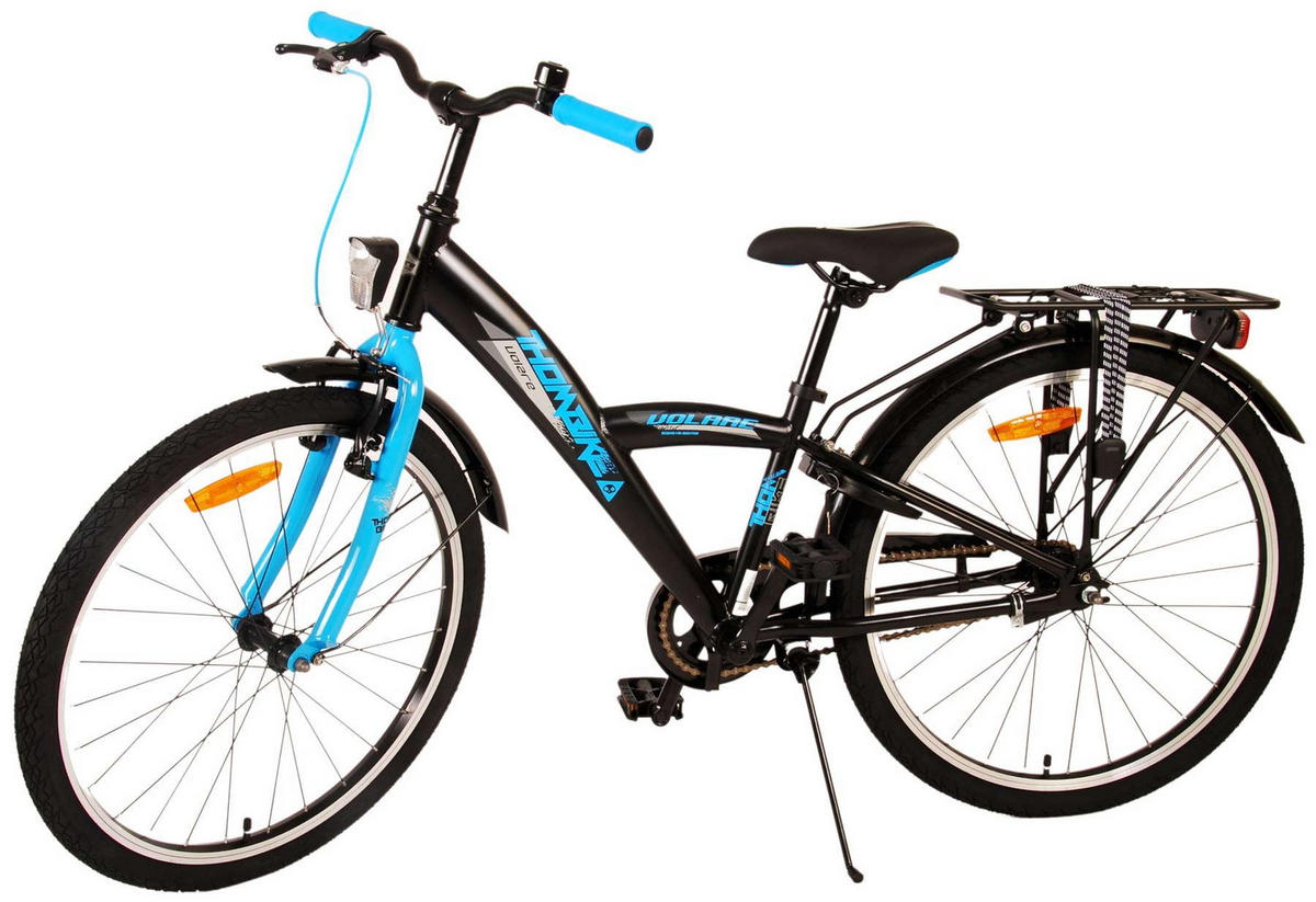 KINDERFAHRRAD Thornbike - Jungen - Rücktritt + Handbremse - 24 Zoll - Blau - Blau, Metall (61cm) - TPFSports