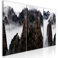 KUNSTDRUCK Braun 120/60 cm - Braun/Grau, Textil (120/60cm) - KUNSTLOFT