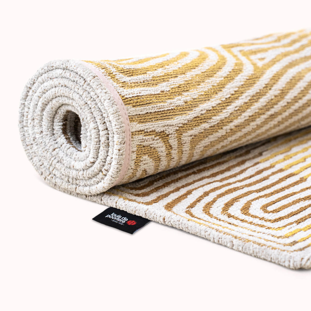 TEPPICH Yellow Hippy Coral 170/240 cm - Gelb, Textil (170/240cm) - Louis De Poortere