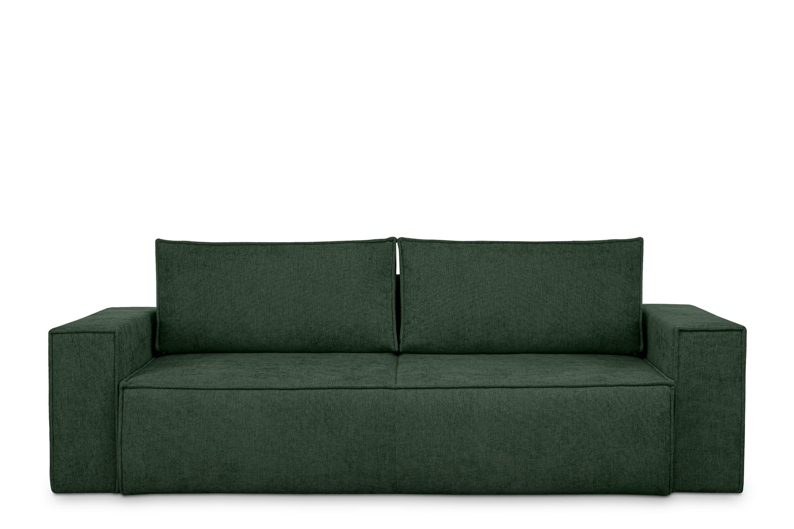 3-SITZER-SOFA NAPI II mit Schlaffunktion, grün - Grün, Textil (244/89/101cm) - KONSIMO®