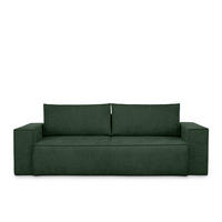 3-SITZER-SOFA NAPI II mit Schlaffunktion, grün - Grün, Textil (244/89/101cm) - KONSIMO®