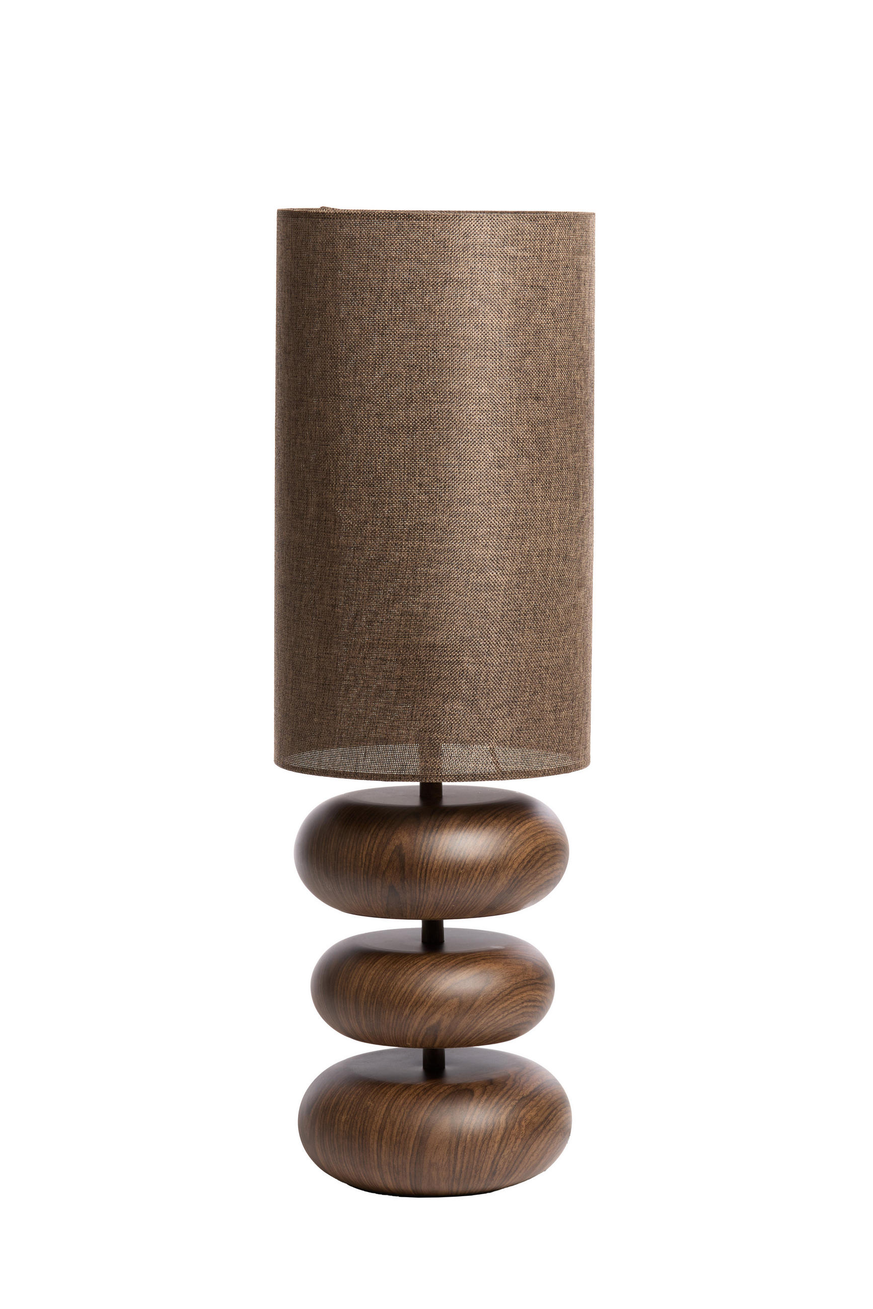 TISCHLAMPE Danialo Braun Ø22/67,5 cm - Dunkelbraun, Metall (22/22/67.5cm) - Light & Living
