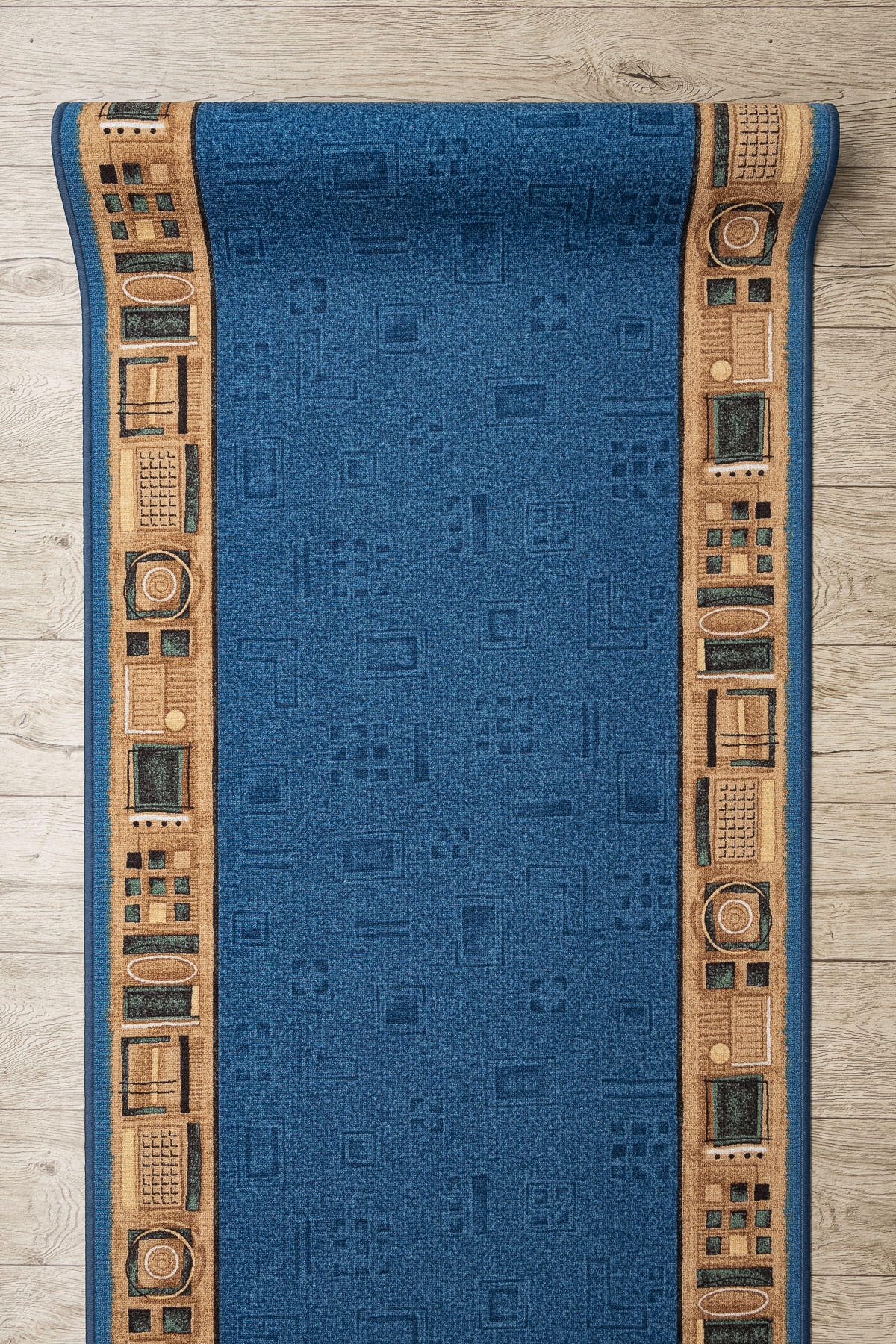 LÄUFER Antirutsch JENA 80/480 cm - Blau, Textil (80/480cm) - rugsX